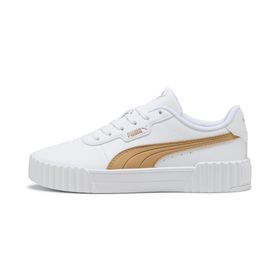 Puma Carina 3.0 Aqua Metallics White Light Sand Gold Kadın Spor Ayakkabı