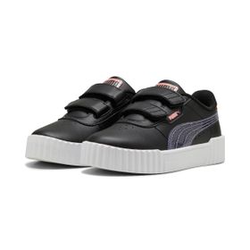 Puma Carina 3.0 Blurry DreamsV PS Black Lavender Alert Pink Fruit Kız Çocuk Spor Ayakkabı