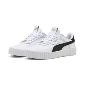 Puma Carina 3.0 Lüxe White-Black Kadın Spor Ayakkabı