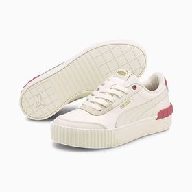 Puma Carina Lift Whisper White - Mauvewood Kadın Spor Ayakkabı