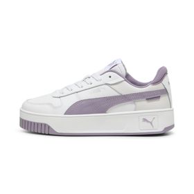 Puma Carina Street Jr-Puma White-Pale Plum-Puma Silver Low Kadın Bot