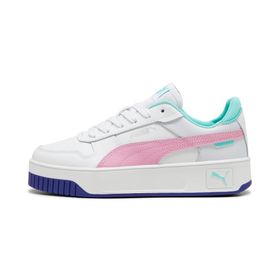 Puma Carina Street Jr White Mauved Out Mint Pink Green Kız Çocuk Spor Ayakkabı