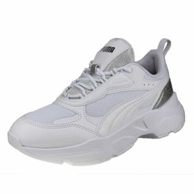 Puma CASSIA DISTRESSED White Silver Kadın Ayakkabı