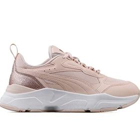 Puma CASSIA DISTRESSED White Silver Kadın Ayakkabı