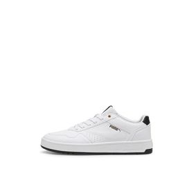 Puma Court Classic Beyaz Siyah Altın Yetişkin Spor Ayakkabı