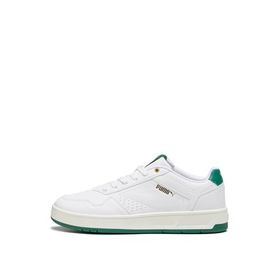 Puma Court Classic Beyaz Siyah Altın Yetişkin Spor Ayakkabı