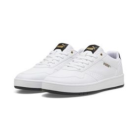 Puma Court Classic Beyaz Siyah Altın Yetişkin Spor Ayakkabı