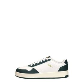 Puma Court Classic White-Dark Myrtle Gold Erkek-Unisex Spor Ayakkabı