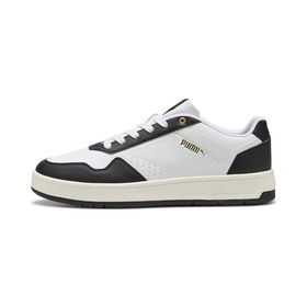 Puma Court Classic White Gold Black Erkek-Unisex Spor Ayakkabı