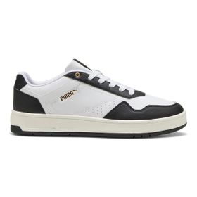 Puma Court Classic White Gold Black Erkek-Unisex Spor Ayakkabı