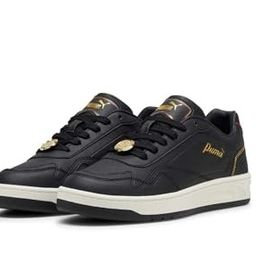 Puma Court Classy Class Act-Puma Black-Puma Gold Low Kadın Bot