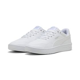 Puma Court Lally White Cool Light Gray Kadın Spor Ayakkabı