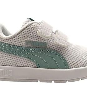 Puma Courtflex V3 Mesh İNF White-Modern Mint Uniseks Çocuk Spor Ayakkabı