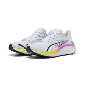 Puma Electrify Nitro 4 Wns White-Yellow Alert-Pure Magenta Kadın Koşu Ayakkabısı