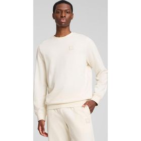 Puma ESS Elevated Crew Beyaz Erkek Sweatshirt
