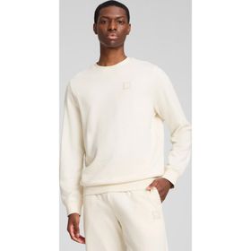 Puma ESS Elevated Crew Beyaz Erkek Sweatshirt