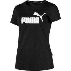 Puma Ess Logo Tee Siyah Kadın T-shirt