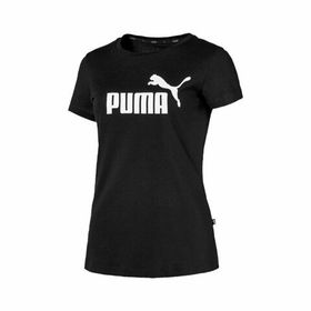 Puma Ess Logo Tee Siyah Kadın T-shirt