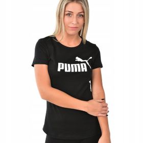 Puma Ess Logo Tee Siyah Kadın T-shirt