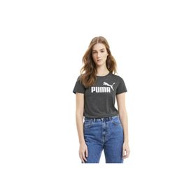 Puma Ess Logo Tee Siyah Kadın T-shirt