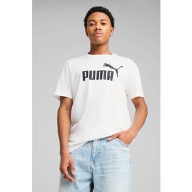 Puma ESS No. 1 Logo Tee Beyaz Kısa Kollu Erkek T-shirt