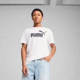 Puma ESS No. 1 Logo Tee Beyaz Kısa Kollu Erkek T-shirt