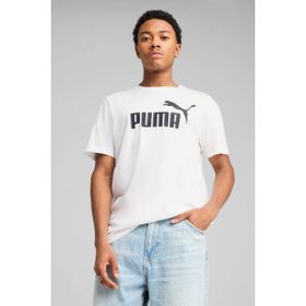 Puma ESS No. 1 Logo Tee Beyaz Kısa Kollu Erkek T-shirt