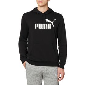 Puma Essentials Big Logo Erkek Siyah Kapüşonlu Sweatshirt