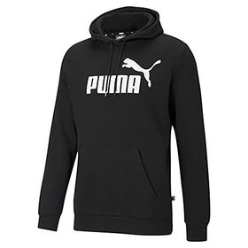 Puma Essentials Big Logo Erkek Siyah Kapüşonlu Sweatshirt