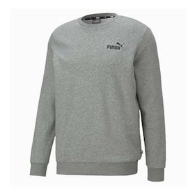 Puma Essentials Gri Erkek Bisiklet Yaka Sweatshirt