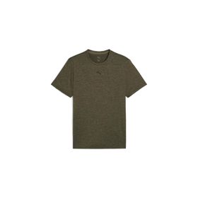 Puma Essentials Heather Cat Erkek Kahverengi Yuvarlak Yaka Tişört