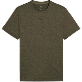 Puma Essentials Heather Cat Erkek Kahverengi Yuvarlak Yaka Tişört