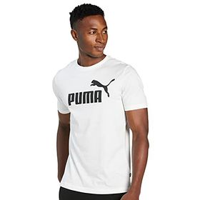 Puma Essentials Logo Beyaz Erkek Kısa Kollu T-Shirt