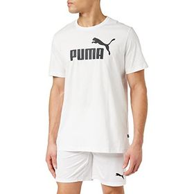 Puma Essentials Logo Beyaz Erkek Kısa Kollu T-Shirt