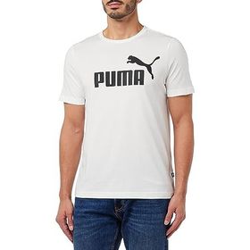 Puma Essentials Logo Beyaz Erkek Kısa Kollu T-Shirt