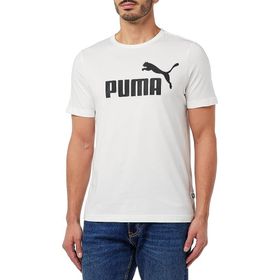 Puma Essentials Logo Beyaz Erkek Kısa Kollu T-Shirt
