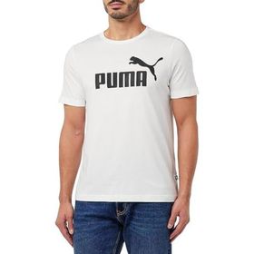 Puma Essentials Logo Beyaz Erkek Kısa Kollu T-Shirt