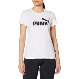 Puma Essentials Logo Beyaz Kadın T-shirt