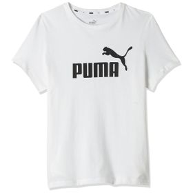 Puma Essentials Logo Beyaz Kadın T-shirt