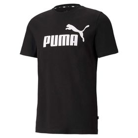 Puma Essentials Logo Siyah Erkek Kısa Kollu T-Shirt