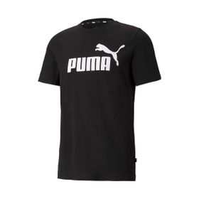 Puma Essentials Logo Siyah Erkek Kısa Kollu T-Shirt
