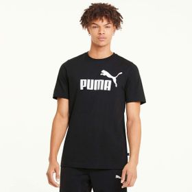 Puma Essentials Logo Siyah Erkek Kısa Kollu T-Shirt