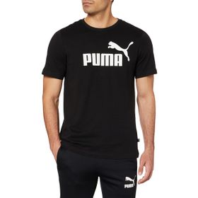 Puma Essentials Logo Siyah Erkek Kısa Kollu T-Shirt