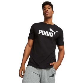 Puma Essentials Logo Siyah Erkek Kısa Kollu T-Shirt