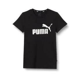 Puma Essentials Metalik Logo Siyah Kadın T-shirt
