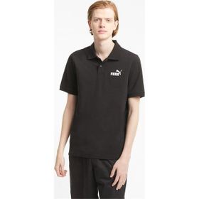Puma Essentials Pique Siyah Erkek Polo T-Shirt