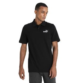 Puma Essentials Pique Siyah Erkek Polo T-Shirt