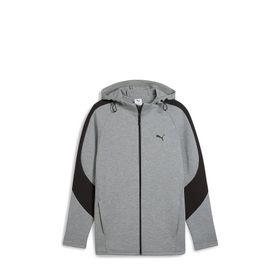 Puma Evostripe Core FZ Hoodie Gri Erkek Sweatshirt