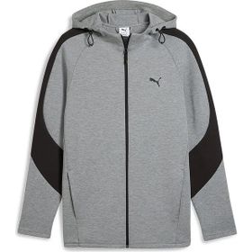 Puma Evostripe Core FZ Hoodie Gri Erkek Sweatshirt