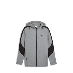 Puma Evostripe Core FZ Hoodie Gri Erkek Sweatshirt